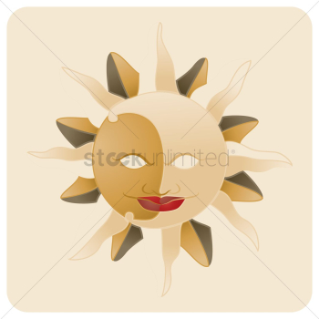 Sun carnival mask Sun carnival mask