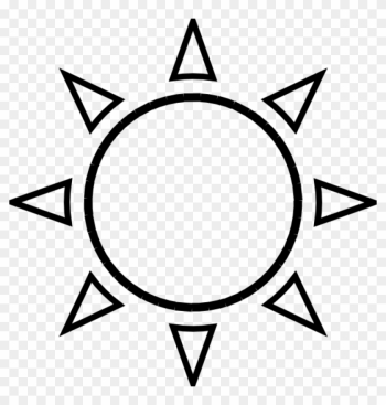 Sun Clip Art Black And White Sun Clipart Black And - Black And White Sunshine