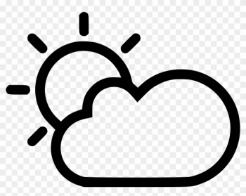 Sun Cloud Comments - Sun And Cloud Icon