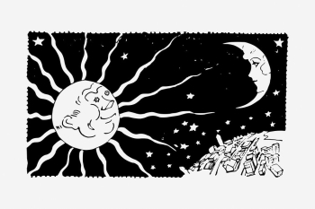 Sun, moon illustration, vintage celestial | Free Photo Illustration - rawpixel Sun, moon illustration, vintage celestial | Free Photo Illustration - rawpixel