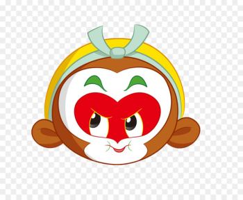 Sun Wukong Journey to the West Cartoon Monkey - Cartoon Sun Wukong head 
