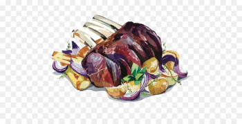 Sunday roast Vegetable Roast beef Food Roasting - Fish and vegetables 