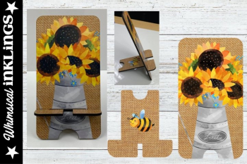 Sunflower Cell Phone Stand Sublimation