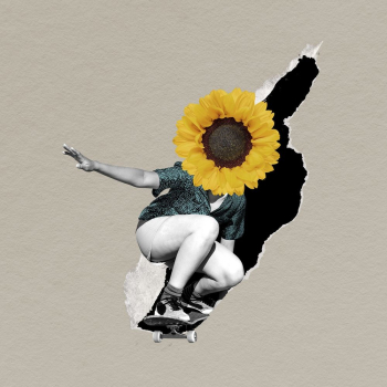 Sunflower woman skating clipart, surreal | Free Photo - rawpixel Sunflower woman skating clipart, surreal | Free Photo - rawpixel