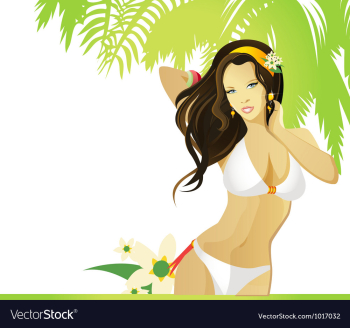 Sunny Beach vector image Sunny Beach vector image