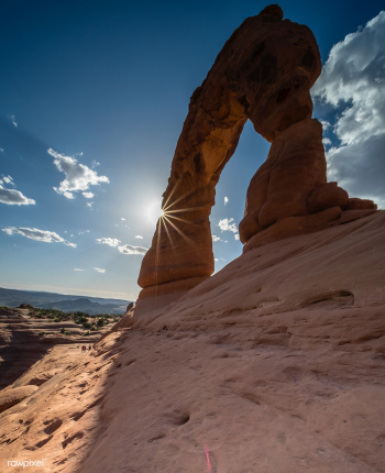 Sunrise at the Delicate Arch in Arches Nation.. | Free stock photo - 426931 Sunrise at the Delicate Arch in Arches Nation.. | Free stock photo - 426931