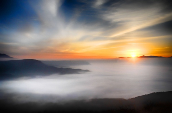 Sunrise over Mountain Sunrise over Mountain
