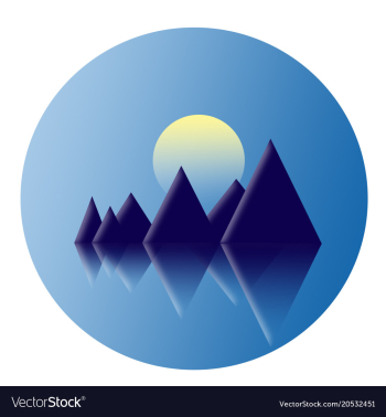 Sunrise vector image Sunrise vector image