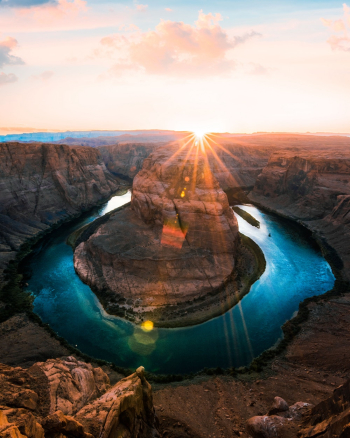 Sunset at Horseshoe Bend Sunset at Horseshoe Bend
