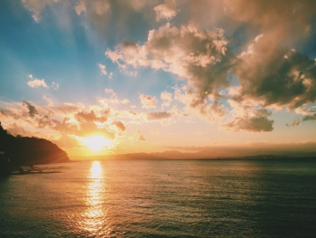 Sunset By The Ocean Sunset By The Ocean