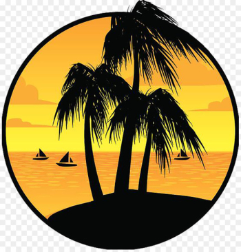 Sunset Island - Sunset under the island Sunset Island - Sunset under the island