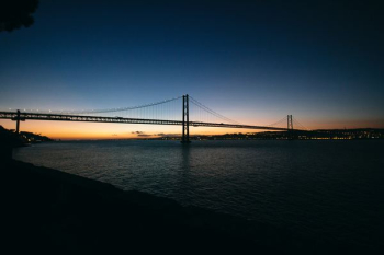 sunset view of Golden Gate Bridge sunset view of Golden Gate Bridge