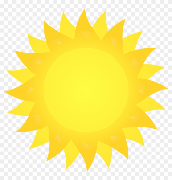 Sunshine Clipart Noon Sun - Cartoon Sun With Black Background