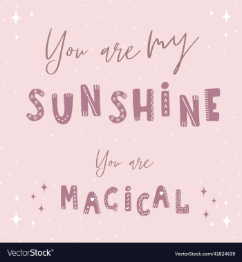 sunsine magical quote card sunsine magical quote card
