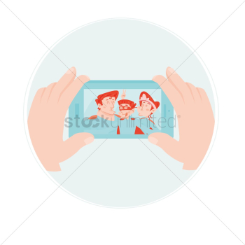 Super heroes taking selfie Super heroes taking selfie