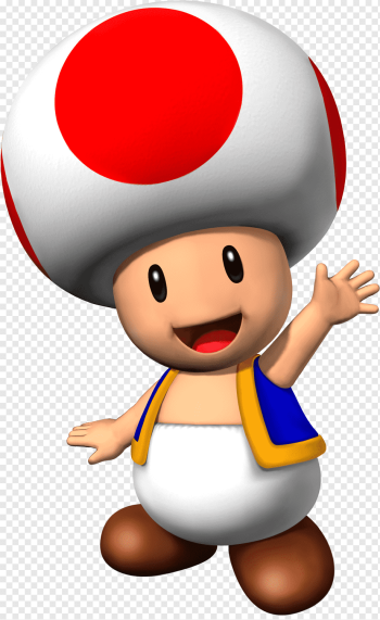 Super Mario mushroom character, Super Mario Bros. Toad Bowser, mario bros, child, super Mario Bros, hand png