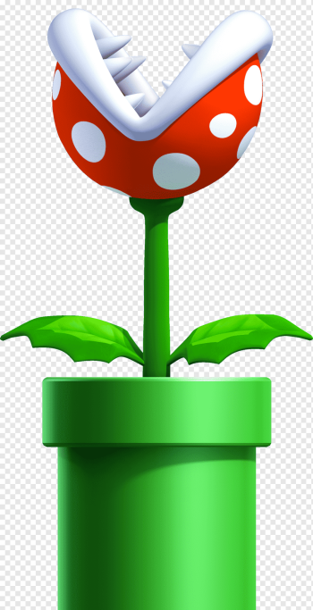 Super Mario plant pot illustration, New Super Mario Bros. U New Super Mario Bros. Wii, super mario bros, super Mario Bros, video Game, flower png