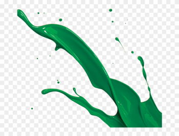 Super Power Clipart - Green Paint Splash Png