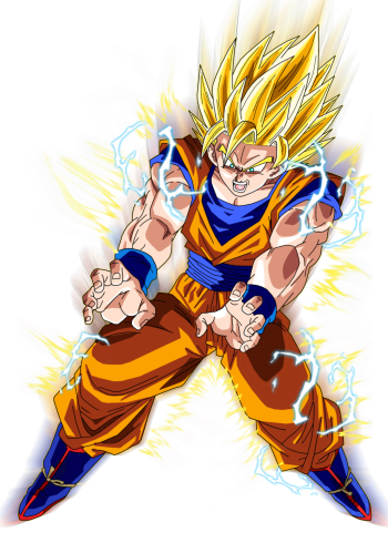 Super Saiyan 2 Goku Aura by BrusselTheSaiyan on @DeviantArt | Goku ...