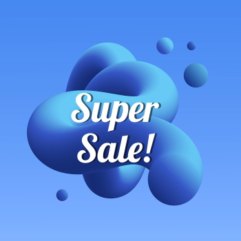 Super sale template, shopping badge, | Free PSD Template - rawpixel