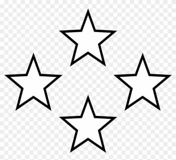 Superb Star Clipart Black And White File Stars 4 Svg - White Stars