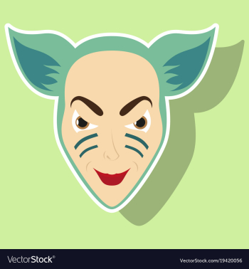 Superhero animal cartoon sticker vector image Superhero animal cartoon sticker vector image