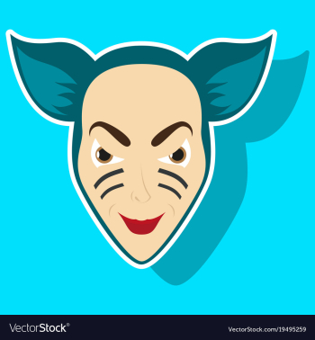 Superhero animal cartoon sticker vector image Superhero animal cartoon sticker vector image