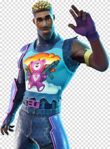 Superhero Character Fictional Royale Game Fortnite Battle