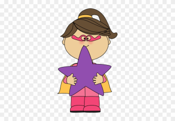 Superhero - Girl Happy Clipart Superhero - Girl Happy Clipart