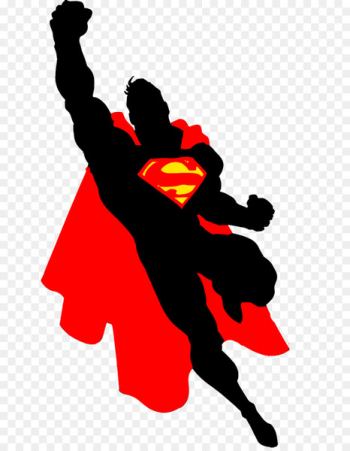 Superman Silhouette Art Superhero - POP ART Superman Silhouette Art Superhero - POP ART