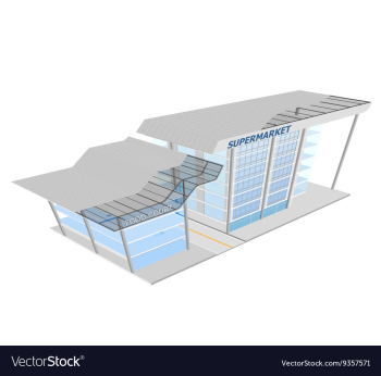 Supermarket vector image Supermarket vector image