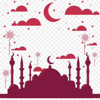 Surabaya Islamic festivals Islamic New Year - Wine red Islamic Church 