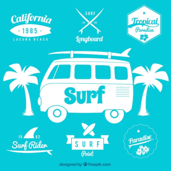 Surf badges Surf badges