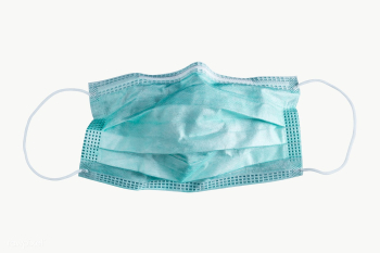 Surgical face mask for coronavirus protection transparent png | Free  transparent png - 2295318