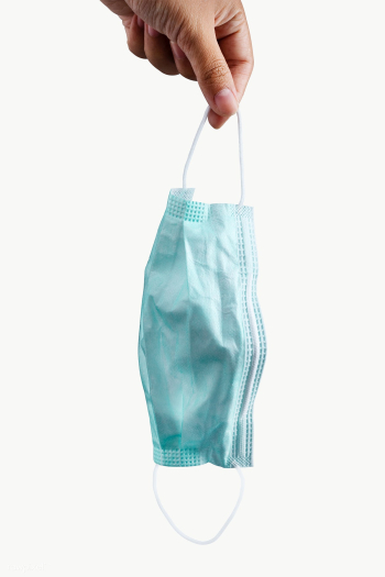 Surgical face mask for coronavirus protection transparent png | Free  transparent png - 2295321