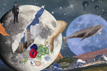 Surreal space collage background, nature | Free Photo Illustration - rawpixel Surreal space collage background, nature | Free Photo Illustration - rawpixel