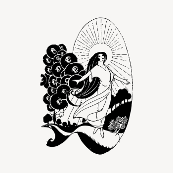 Surreal woman collage element, drawing | Free Vector - rawpixel Surreal woman collage element, drawing | Free Vector - rawpixel