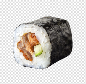 Sushi dish, Sushi California roll Makizushi Japanese Cuisine Pizza, sushi transparent background PNG clipart
