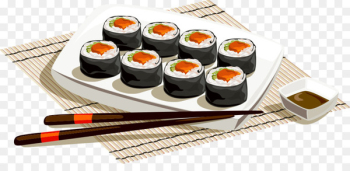 Sushi Japanese Cuisine Fish slice - Vector Sushi Sushi Japanese Cuisine Fish slice - Vector Sushi