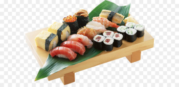 Sushi Japanese Cuisine Fusion cuisine Sashimi California roll - Sushi PNG image 
