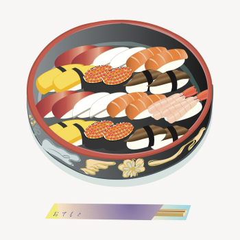 Sushi platter collage element, Japanese | Free PSD - rawpixel Sushi platter collage element, Japanese | Free PSD - rawpixel