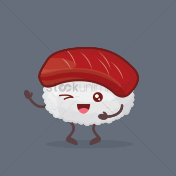 Sushi winking Sushi winking