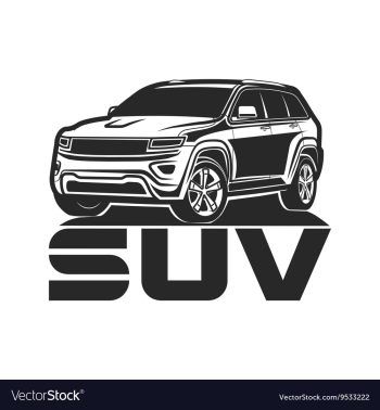 Suv car Icon logo design vector image Suv car Icon logo design vector image