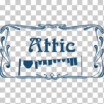 SVG 039039Attic039039 door sign SVG 039039Attic039039 door sign
