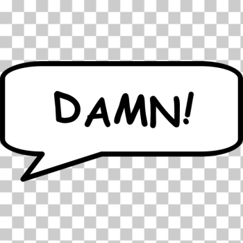 SVG 039039Damn039039 speech bubble SVG 039039Damn039039 speech bubble