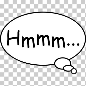 SVG 039039Hmmm039039 speech bubble SVG 039039Hmmm039039 speech bubble