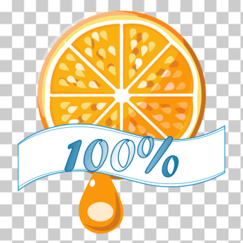 SVG 100 orange vector label SVG 100 orange vector label