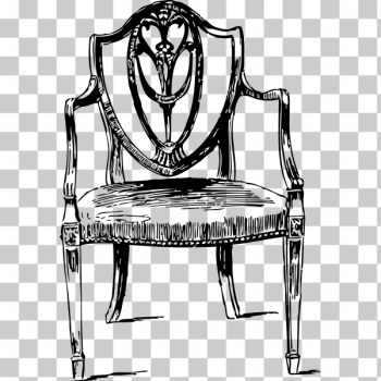SVG 18th Century chair SVG 18th Century chair