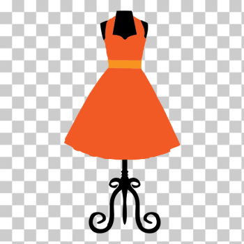 SVG 1950s vintage dress stand SVG 1950s vintage dress stand