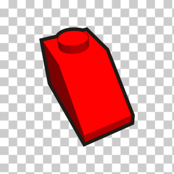 SVG 1x1 tilted kid039s brick element red vector drawing SVG 1x1 tilted kid039s brick element red vector drawing